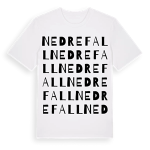 Nedre Fall ordlek t-shirt – ekologisk bomull t-shirt från Pinshirt