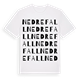 Nedre Fall ordlek t-shirt