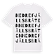 Nedre Fjällsbråten ordlek t-shirt