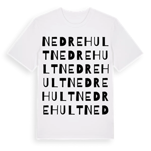 Nedre Hult ordlek t-shirt – ekologisk bomull t-shirt från PinShirt