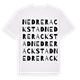 Nedre Rackstad ordlek t-shirt