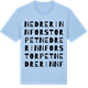 Blue Soul t-shirt med Nedre Rinnforstorpet ordlek t-shirt