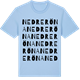 Blue Soul t-shirt med Nedre Röna ordlek t-shirt