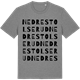 Mid Heather Gray t-shirt med Nedre Stolserud ordlek t-shirt