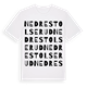 Nedre Stolserud ordlek t-shirt