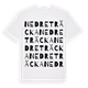 Nedre Träcka ordlek t-shirt