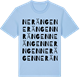 Blue Soul t-shirt med Nerängen ordlek t-shirt