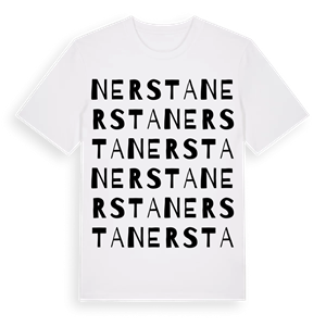 Nersta ordlek t-shirt – ekologisk bomull t-shirt från PinShirt