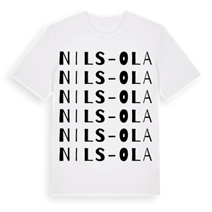 Nils-Ola ordlek t-shirt – ekologisk bomull t-shirt från PinShirt
