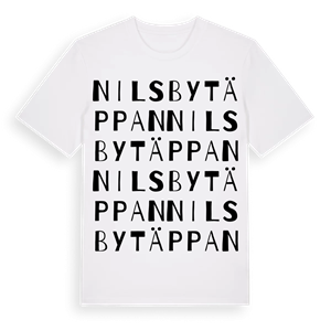 Nilsbytäppan ordlek t-shirt – ekologisk bomull t-shirt från PinShirt