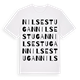 Nilsestugan ordlek t-shirt