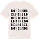 Vintage White t-shirt med Nobel ordlek t-shirt