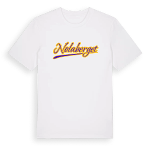 Nolaberget baseball t-shirt – ekologisk bomull t-shirt från PinShirt