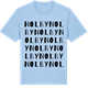 Blue Soul t-shirt med Nolby ordlek t-shirt
