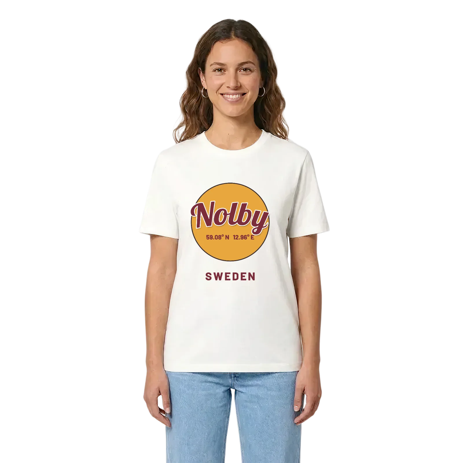 Nolby cirkel t-shirt – White, i miljö
