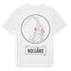 White t-shirt med Nolgård t-shirt