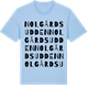 Blue Soul t-shirt med Nolgårdsudden ordlek t-shirt
