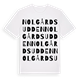 Nolgårdsudden ordlek t-shirt