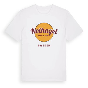 Nolhaget cirkel t-shirt – ekologisk bomull t-shirt från PinShirt