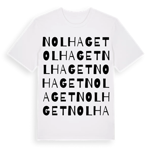Nolhaget ordlek t-shirt – ekologisk bomull t-shirt från PinShirt