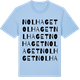 Blue Soul t-shirt med Nolhaget ordlek t-shirt