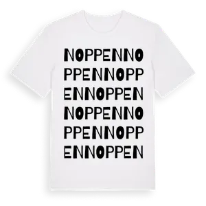 Noppen ordlek t-shirt – ekologisk bomull t-shirt från Pinshirt