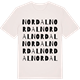 Vintage White t-shirt med Nordal ordlek t-shirt