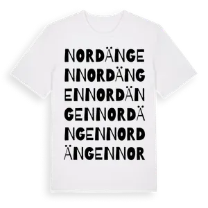Nordängen ordlek t-shirt – ekologisk bomull t-shirt från Pinshirt