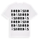 Nordås ordlek t-shirt