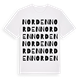 Norden ordlek t-shirt