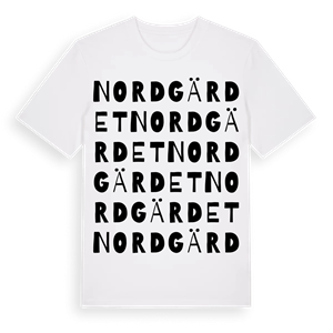 Nordgärdet ordlek t-shirt – ekologisk bomull t-shirt från PinShirt
