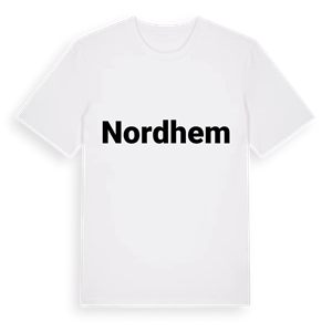 Nordhem fetstil t-shirt – ekologisk bomull t-shirt från PinShirt