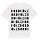 Nordhöke ordlek t-shirt
