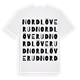 Nordlöverud ordlek t-shirt