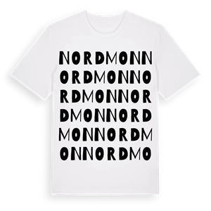 Nordmon ordlek t-shirt – ekologisk bomull t-shirt från PinShirt