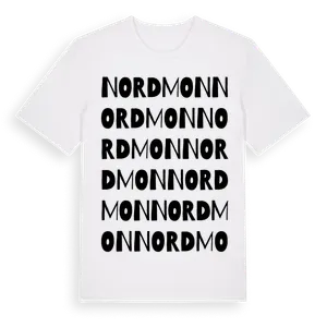 Nordmon ordlek t-shirt – ekologisk bomull t-shirt från Pinshirt