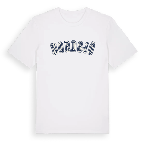 Nordsjö college t-shirt – ekologisk bomull t-shirt från PinShirt