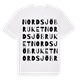 Nordsjöbruket ordlek t-shirt