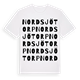 Nordsjötorp ordlek t-shirt