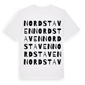 Nordstaven ordlek t-shirt – ekologisk bomull t-shirt från PinShirt