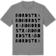 Mid Heather Gray t-shirt med Nordstrand ordlek t-shirt
