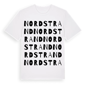 Nordstrand ordlek t-shirt – ekologisk bomull t-shirt från PinShirt