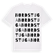 Nordstuga ordlek t-shirt
