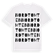 Nordtomten ordlek t-shirt