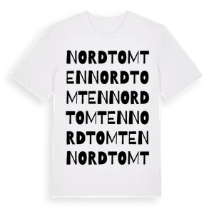 Nordtomten ordlek t-shirt – ekologisk bomull t-shirt från Pinshirt