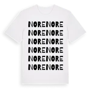 Nore ordlek t-shirt – ekologisk bomull t-shirt från Pinshirt