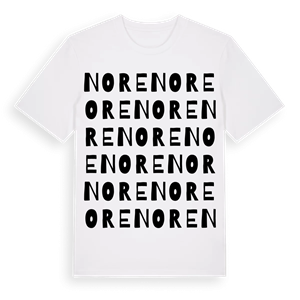 Nore ordlek t-shirt – ekologisk bomull t-shirt från Pinshirt