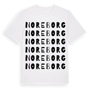 Noreborg ordlek t-shirt – ekologisk bomull t-shirt från Pinshirt