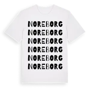 Noreborg ordlek t-shirt – ekologisk bomull t-shirt från Pinshirt