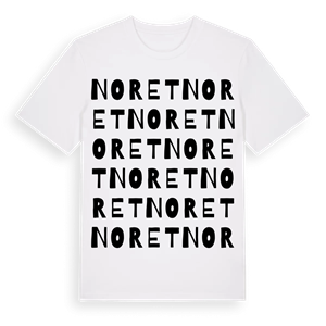 Noret ordlek t-shirt – ekologisk bomull t-shirt från PinShirt